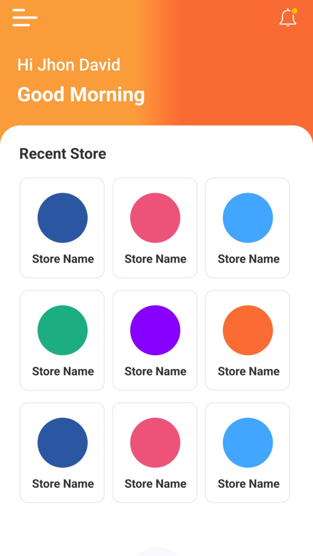 AWOMOWA customer app store dashboard